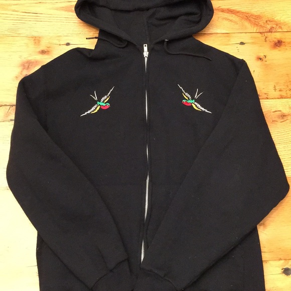 Sailor Jerry Tops - EUC Sailor Jerry Sparrow Hoodie, Size Small 🤘🏻